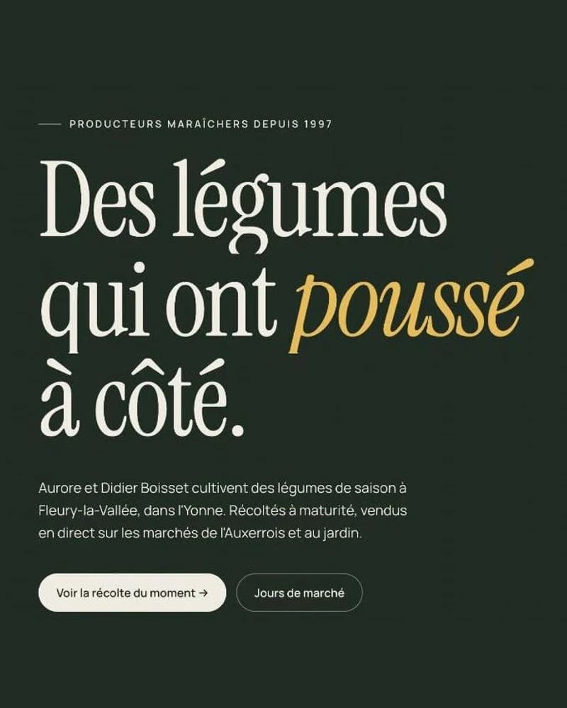 Boisset Maraîchers
