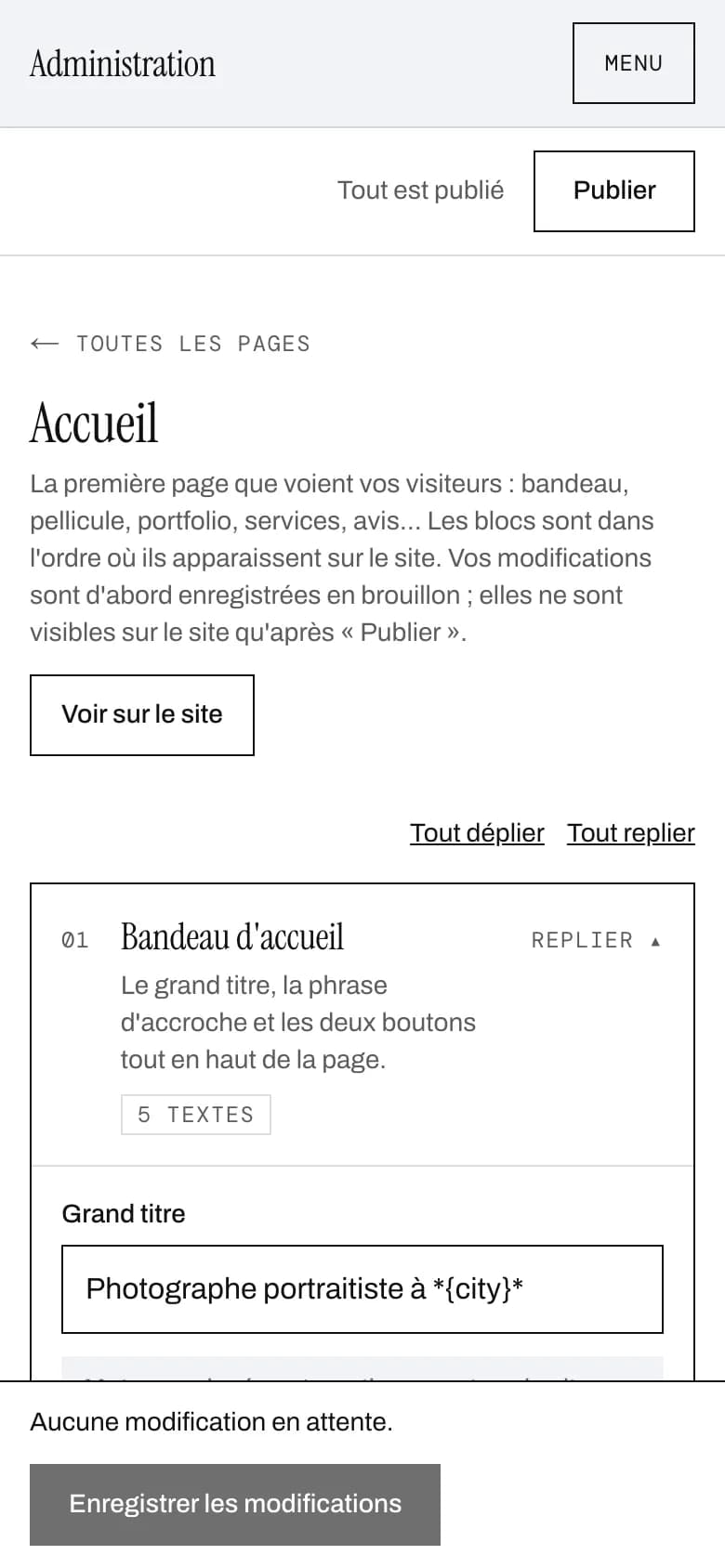 Back-office de Manuel Huynh — Portraits Photo sur mobile, vue 3